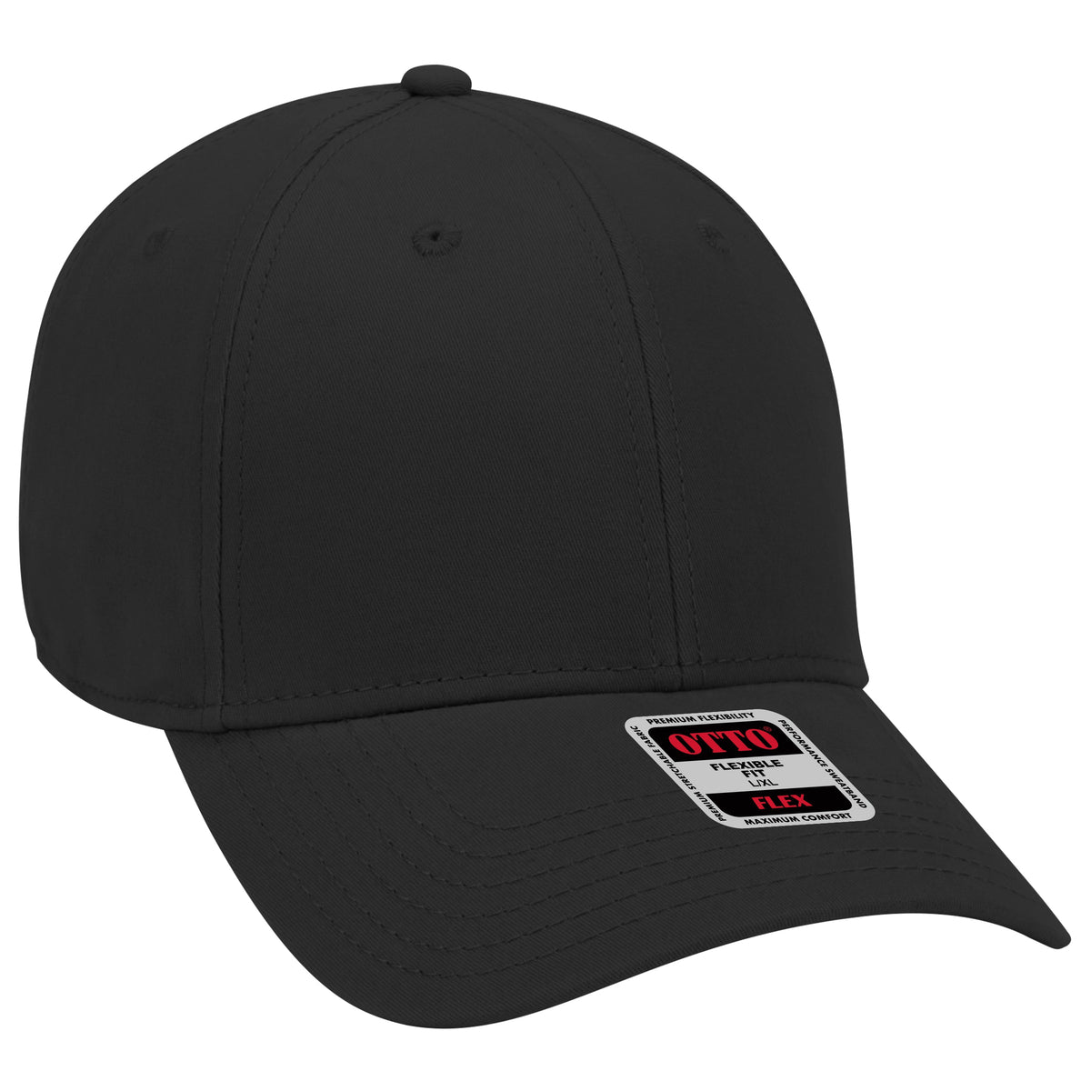 Leather Patch Flex Fitted Hat – The Online Machine